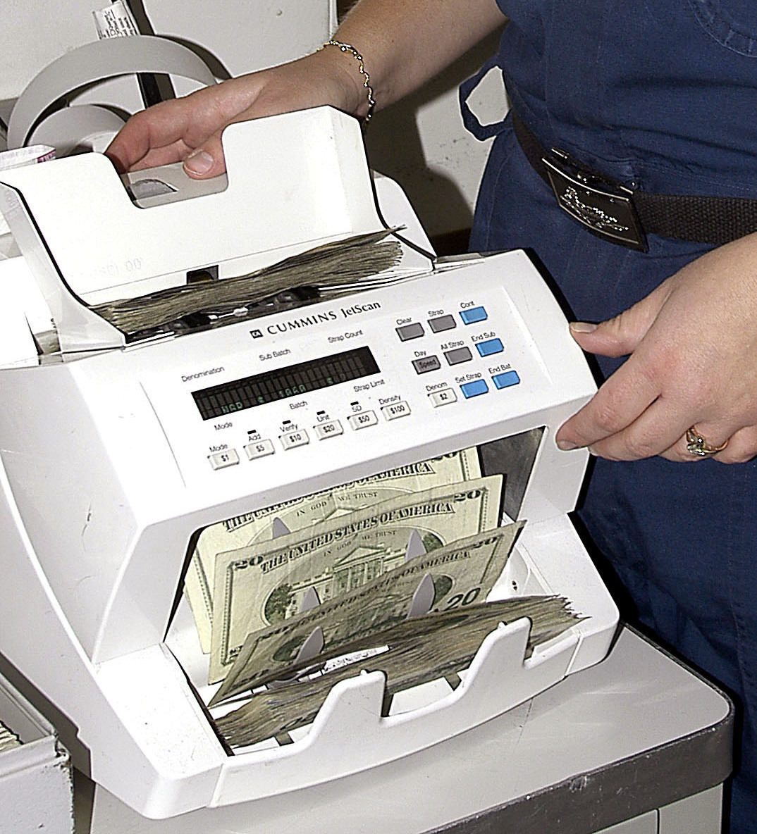 Commercial coin sorters and cash counters